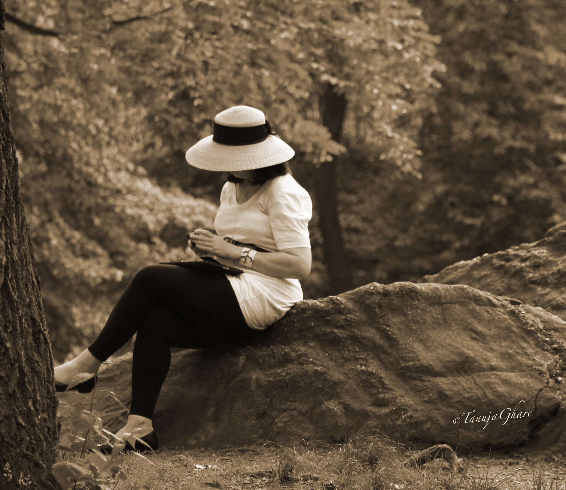 Lady in Park